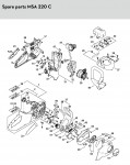 Stihl MSA 220 C-B Quick Chain Tensioner Battery Chainsaw Spare Parts